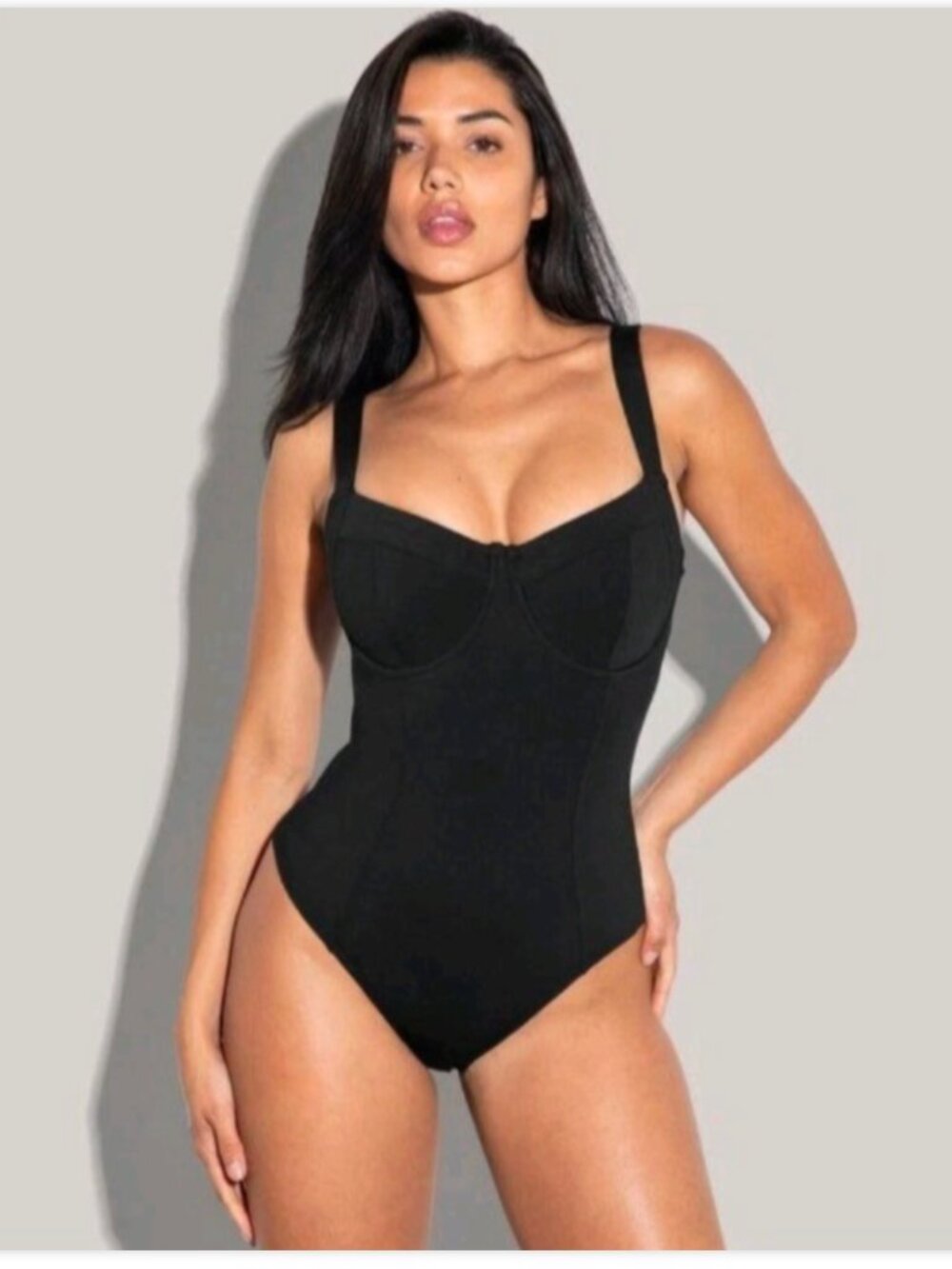 TA3 Lifty Sculpting One Piece Swimsuit Underwire Support F/G XL Reg/Long - Picture 3 of 13